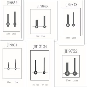 Aiguilles d'<span class=keywords><strong>horloge</strong></span> courtes en métal <span class=keywords><strong>pour</strong></span> heures et minutes - Product Image 6