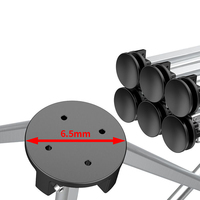 Nouvelle table de travail multifonctionnelle en alliage d'aluminium pour le travail du bois avec pieds araignées pliables et console rétractable