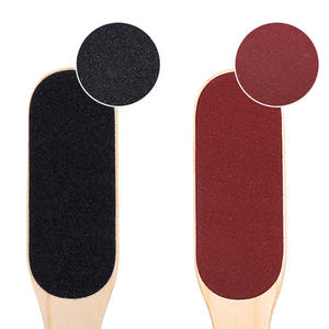 Lima de pies de doble cara con mango de madera para pedicura, eliminador de callos y talones agrietados, lima para piel dura - Product Image 6