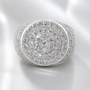 Anello Bicolore per Uomo, Gioiello di Moda Scintillante, Vendita all'Ingrosso - Product Image 1