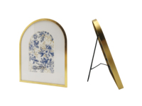 Cadre photo vertical en alliage d'aluminium, durable, brillant, décoratif, pour la maison, le bureau, support d'affichage moderne pour table, multicolore