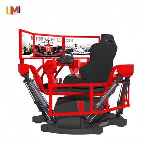9D đua mô phỏng 3 màn hình thể thao công viên thực tế ảo xe VR Mô phỏng trò chơi đồng tiền hoạt động máy thép - Product Image 2