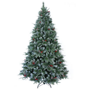 Usine en gros 7 FT <span class=keywords><strong>210</strong></span> <span class=keywords><strong>CM</strong></span> PVC PE arbre <span class=keywords><strong>de</strong></span> <span class=keywords><strong>noël</strong></span> <span class=keywords><strong>artificiel</strong></span> <span class=keywords><strong>de</strong></span> luxe <span class=keywords><strong>avec</strong></span> lumières <span class=keywords><strong>led</strong></span> pour la décoration - Product Image 2