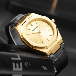 นาฬิกาควอตซ์ผู้ชายแฟชั่นใหม่ทันสมัยจากผู้ผลิต พร้อมหน้าปัดวงกลมโลหะผสมกันน้ำ สายหนัง เหมาะสำหรับชีวิตประจำวัน ธุรกิจ และการพักผ่อน - Product Image 2