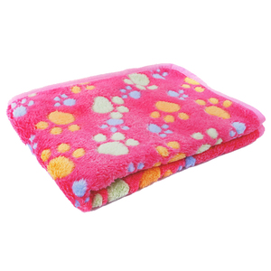 Tapis de lit chaud à imprimé de pattes, 1 paire, couvertures douces pour animaux de compagnie, chiens et chats, vente en gros - Product Image 3
