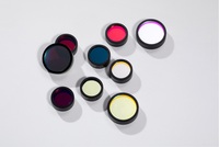 Oferta Especial: Filtro de Emisión de Fluorescencia con Recubrimiento IAD, Vidrio Óptico de Alta Transmitancia, Tamaños Personalizados Disponibles para Monitoreo