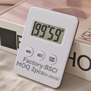 Khuyến Mãi Mới Nhà Bếp Tủ Lạnh LCD Hiển Thị Kỹ Thuật Số 10 Thứ Hai Điện Tử <span class=keywords><strong>5</strong></span> Phút Đếm Ngược Video Lớn Lớn 25 Pomodoro Hẹn Giờ - Product Image 1