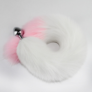 Backyard Metal White Tail <span class=keywords><strong>Anal</strong></span> Plug Vente en gros Jouet érotique Queue de chat PAS D'EXPÉDITION à SA/ OM/ KW/ PAK/ QA/ <span class=keywords><strong>BD</strong></span>/ IN/ect. - Product Image 4