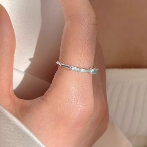 Bijoux en argent sterling 925 Bague en émail bleu menthe de la série Ice <span class=keywords><strong>Lake</strong></span> Texture givrée Conception de colle à goutte pour les fêtes de mariage - Product Image 4