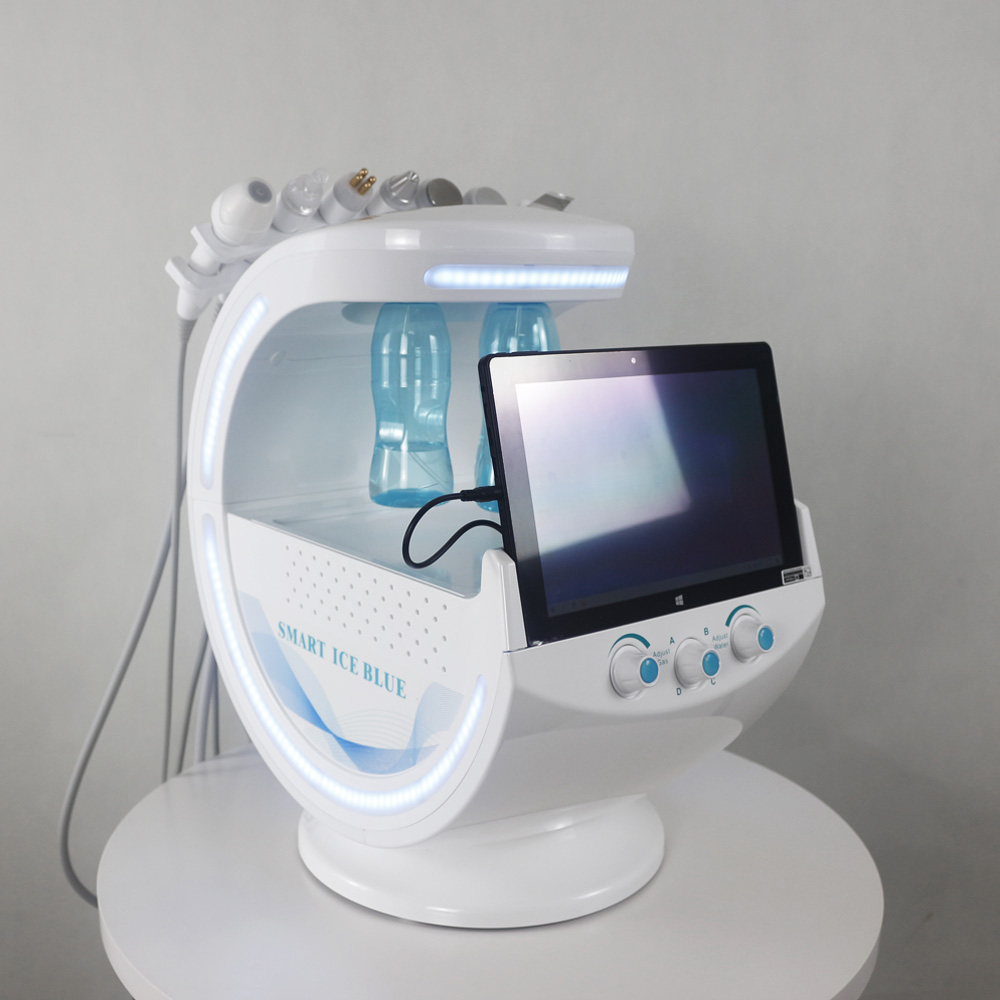 Hydra Facial Machine Aqua Peel Smart Ice Blue Skin Management System 7 In 1