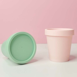 Small Screw <b>Cap</b> Plastic Food Jar Various Color Food Grade pp Empty Ice Cream Jar with Lid - Product Image 5