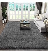 Tapis de sol modernes à poils longs 100 % polyester pour la décoration intérieure, tapis moelleux pour salon