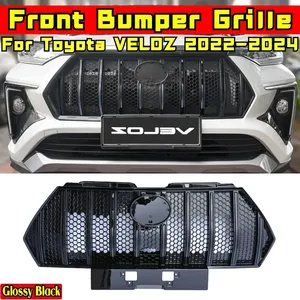 ชุดแต่ง Toyota VELOZ ปี 2022-2024 ชุดแต่งกันชนหน้า Toyota VELOZ กระจังหน้ารถยนต์ อุปกรณ์ตกแต่งรถยนต์ สีดำเงา กระจังหน้ารถยนต์ ชุดแต่งกระจังหน้า - Product Image 2