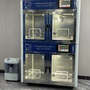 獣医酸素療法ICUケージペット猫ステンレス鋼犬動物獣医クリニックのための集中医療ユニット - Product Image 5