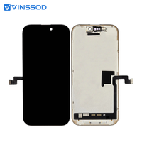Rakitan Layar LCD iPhone 16 Pro 100% Teruji dan Berfungsi Sempurna untuk Penggantian Layar Ponsel, Perbaikan, dan Grosir Adaptor