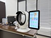 Analyseur de peau professionnel TB57 avec détection microscopique du cuir chevelu, test d'hydratation, stockage cloud et fonction d'exportation de rapport PDF