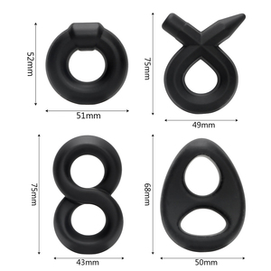 Cock Ring Verlovingsring Beste 0 Graden Vloeistof Extreem Zacht Siliconen Geurvrij Een Jaar 3 Dagen Cn; Gua Rohs, E 17S 23G Oem - Product Image 2