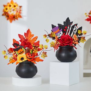 DAMAI Adorno Luminoso de Halloween de Gran Venta, Decoraciones Artificiales de Calabaza para Fiestas y Festivales de Cosecha de Otoño - Product Image 3