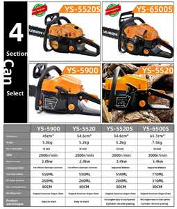 Yusen chuyên nghiệp khai thác gỗ thấy 5900/6500S sứ 5520 chuỗi cây cắt dễ dàng để bắt đầu tự làm xăng gỗ công nghiệp OEM - Product Image 3
