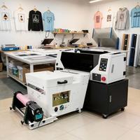 Mesin Printer DTF Inkjet MTcolor A3 30CM Dual Head XP600 I1600 untuk Kaos dengan Mesin Penggoyang Bubuk Baru Garansi 1 Tahun