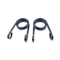 Ressort de torsion noir personnalisé pour accessoires de siège de moto et pièces de moto sur mesure
