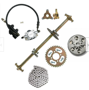 32 "Go Kart Phía Sau Trực Tiếp Trục Kit, Phanh Lắp Ráp, 420 Ly Hợp Chuỗi Buggy ATV Giỏ Hàng - Product Image 4