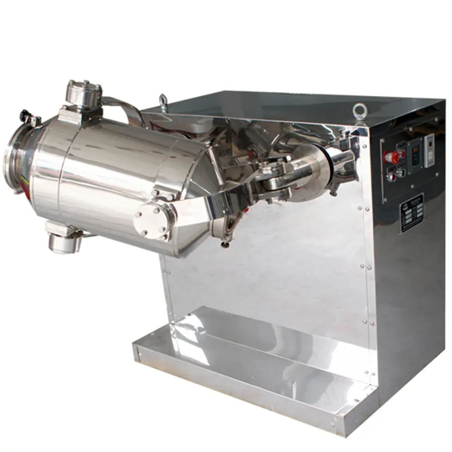 Equipo de máquina mezcladora de polvo de hierbas de café químico de laboratorio máquina mezcladora 3D