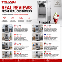 Nouvelle machine à crème glacée sur pied avec compresseur pour la vente au détail, pour boulangeries, snacks, lait, légumes, yaourt, crème glacée, sirop, maïs, fruits et produits bruts