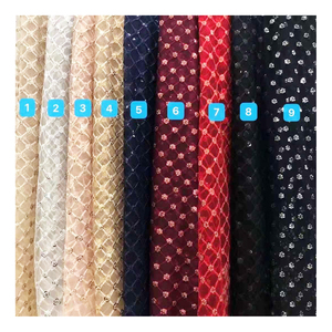 Элегантный Блестящий ромбовидный маленький цветок вышивка с плоским дном блестками Тюлевая ткань - Product Image 2