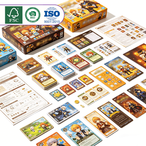 Juego <span class=keywords><strong>de</strong></span> Mesa <span class=keywords><strong>de</strong></span> Cartas y Embalaje OEM/ODM, Juego <span class=keywords><strong>de</strong></span> Mesa <span class=keywords><strong>de</strong></span> Estrategia Popular con Mini Figura 3D y <span class=keywords><strong>Mapa</strong></span> para Todos - Product Image 2