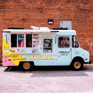 2025 <b>Mini</b> Mobile Bbq <b>Food</b> Trailer Truck Fully Equipped With Porch Street <b>Food</b> Truck with Full Kitchen - Product Image 2