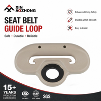 Conector de Metal Ligero de Excelente Fabricación, Resistente al Óxido, Larga Vida Útil, Gancho Guía para Cinturón de Seguridad, Accesorio de Seguridad para Automóvil