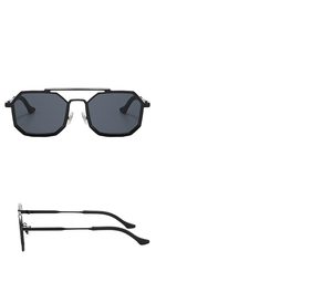 Unisex Kính Mát Sang Trọng Với Biểu Tượng Tùy Chỉnh Thời Trang Kim Loại Punk Phong Cách Uv400 Retro Lái Xe Đi Xe Đạp Thiết Kế Sang Trọng Kính Mát - Product Image 4