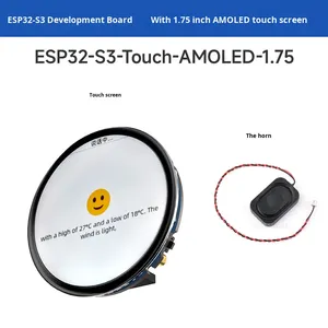 Carte de développement ESP32-S3 Waveshare Écran rond tactile Amoled de <span class=keywords><strong>1</strong></span>.75 pouces avec GPS Xiaozhi AI/DeepSeek - Product Image 6