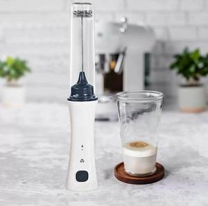 Nouveau Mini Mousseur Nouvellement Conçu USB Rechargeable Électrique Fouet Dispositif Portable pour Créer <span class=keywords><strong>Mousse</strong></span> Café Thé Avec Cache-Poussière - Product Image 6