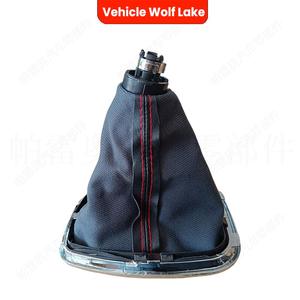 Housse anti-poussière en cuir pour pommeau de levier de vitesse de voiture Vehicle Wolf Lake, pour Vw Golf 4 5 vitesses, lavable - Product Image 4