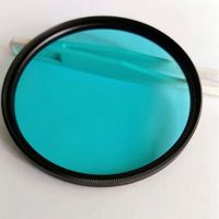Filtre de reprise de couleur pour caméra, verre bleu BG39 à haute transmission, filtre anti-IR, 37mm 49mm 52mm 58mm 67mm 72mm 77mm 82mm
