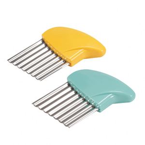 Coupe-frites ondulées manuel personnalisé pour la vente en gros avec couteau à motif ondulé pour légumes - Product Image 1