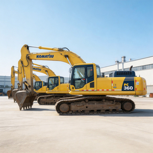 Excavadora de cadenas Komatsu PC360 usada, en estado original, pocas horas de trabajo, rentable, con abundantes repuestos en stock. - Product Image 5