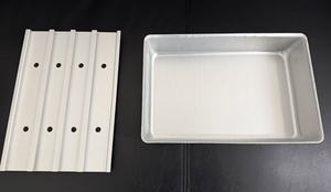 Aluminum Alloy Freezer Block <strong>Rectangular</strong> Seafood/Shrimp Freezing Frame Frozen Tray Pan Foil Seafood <strong>Container</strong> - Product Image 2