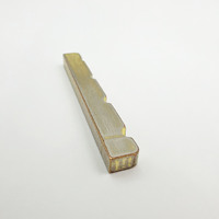 Nut Gitar Bass Elektrik 5 Senar, Tulang Sapi Asli Grosir Pabrik, Pre-Slotted Top Nut 45mm Kiri Kanan