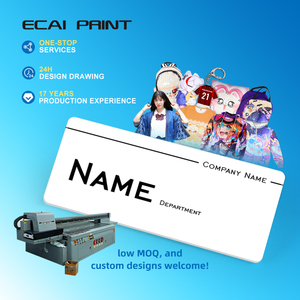 Personality Anime Sublimation Acrylic Pin Badge Clear Plastic Badge for Crafts Supplies School DIY Projects