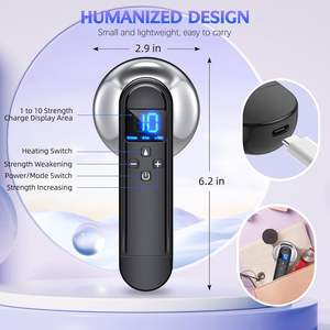 Kabelloses Fettverbrennungs-Körperformungsgerät Elektrischer Handmassagegerät zur Körperstraffung Anti-Cellulite-Massagegerät mit Wärmefunktion - Product Image 6