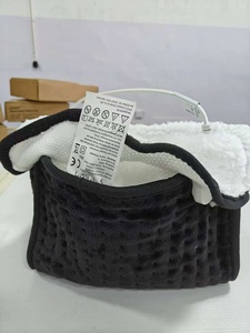 Almohadilla de pie de calefacción de invierno 30*30*25CM temporizador termostático eléctrico calentado masajeador de pies calentador de pies - Product Image 2