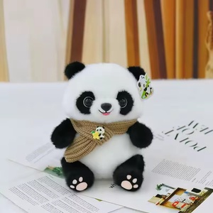 Cute black and white cat plush toy Huahua stuffed doll giant black and white cat doll travel souvenir gift home decoration - Product Image 1