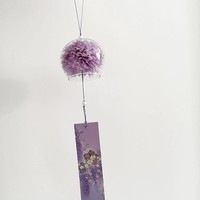 Carillons à vent floraux, fleurs artificielles, artisanat en verre, ornements, cadeaux
