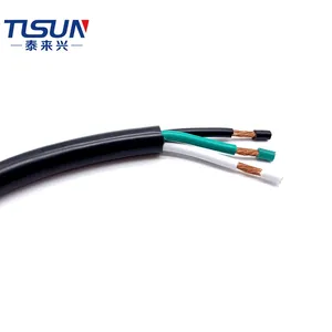 SJTW-cable flexible de cobre para el hogar, cable eléctrico 3X16AWG, precio de fábrica