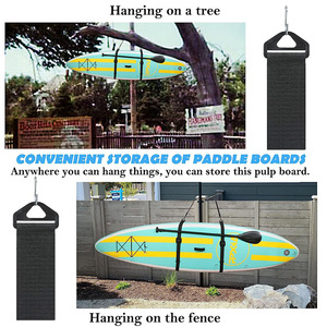 Sangle d'épaule LCO-SPORT pour paddleboard 1,4 m 2,2 m en nylon, accessoire SUP pour Stand Up Paddleboarding - Product Image 3