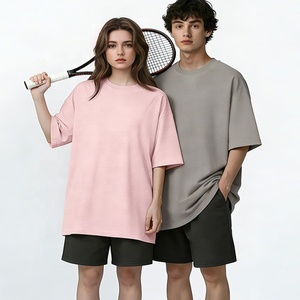 <span class=keywords><strong>Camiseta</strong></span> de Cuello Redondo de Algodón Puro de Alta Calidad de 260 Gramos, Nueva para 2026, Talla Extra Grande para Hombre, Manga Corta, Color Sólido, Logotipo Bordado - Product Image 1