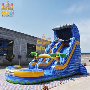 Toboggan aquatique gonflable géant en PVC pour <span class=keywords><strong>location</strong></span> commerciale, <span class=keywords><strong>avec</strong></span> <span class=keywords><strong>piscine</strong></span> pour enfants, drainage facile pour événements en plein air - Product Image 1
